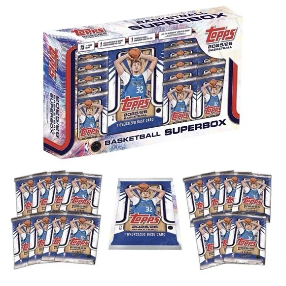 2025-26 TOPPS NBA Flagship Collection Superbox Box (212 Cards) Basketball New - Picture 2 of 3